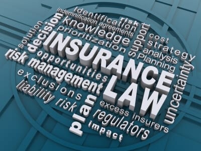 a wordcloud with the word insurance at its center