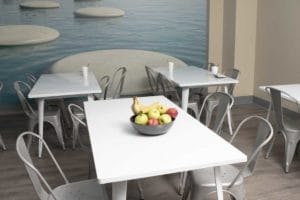 the cafeteria at stepping stone center for recovery